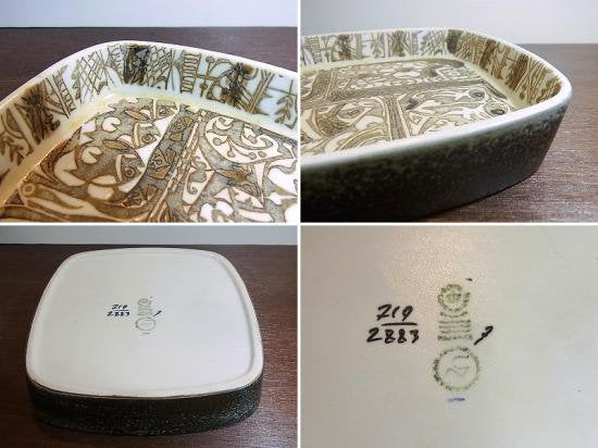 ◇ロイヤルコペンハーゲン Royal Copenhagen バッカ スクエアトレイ?