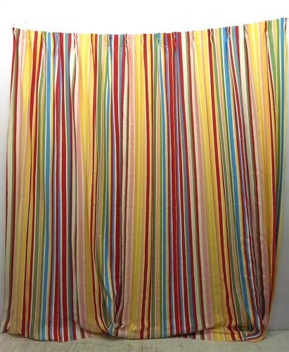 ●マリメッコ/marimekko カーテン ”ONNELLINEN” 230×260cm マルチストライプ