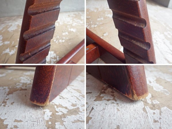 ストッケ STOKKE トリップトラップ TRIPP TRAPP 新型初期 ホワイトウォッシュ プラスチックガード 背もたれ付 ベビーチェア 北欧 ノルウェー ◇