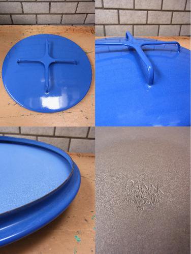 ■dansk/ダンスク Kobenstyle コベンスタイル 両手鍋 ブルー/青 ビンテージ品
