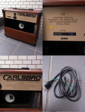 ■良品 CARLSBRO SHERWOOD BABY エレアコ アンプ 英国製