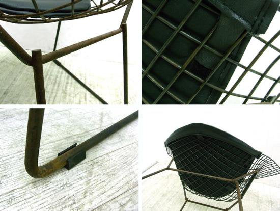 Knoll / ノール 60’s ヴィンテージ 巨匠 Harry Bertoia / ハリーベルトイヤ 『 Diamond Chair / ダイアモンドチェア ( ブラック) 』 ★