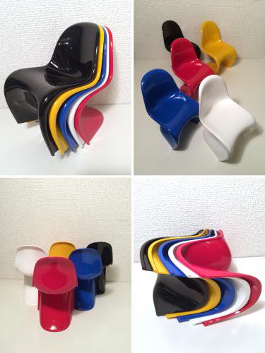 ◎ Vitra. Design Museum ヴィトラ デザイン ミュージアム Panton Chair パントンチェア 1/6サイズ