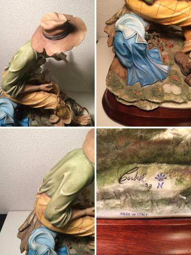 ◎ Capodimonte カポディモンテ Old Man 老人 figurine フィギュリン 陶器 人形