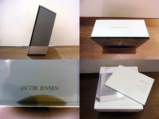 ◇ JACOB JENSEN/ヤコブ イェンセン ALARM CLOCK アラームクロック 箱付 状態良好 定価11,880-