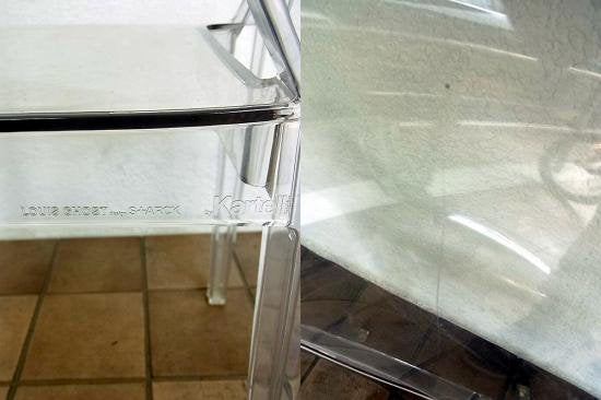 ◇ Kartell/カルテル社 ルイ・ゴースト CRYSTAL デザイン:フィリップ・スタルク 参考価格 45900 ①