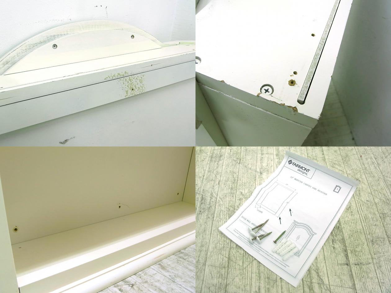 ● Fairmont Design クラシカルホワイト ウォールミラー