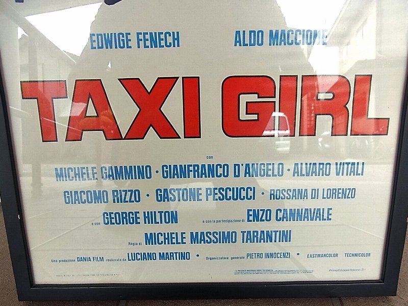 ◇ 1977s 『TAXI GIRL』 ヴィンテージ ムービーポスター イタリア