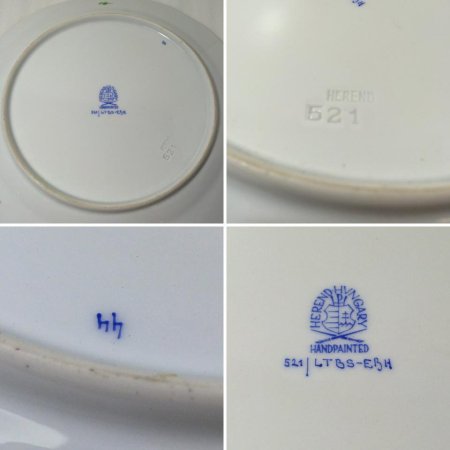 ◎経堂店 HEREND ヘレンド LTBS-EBH リヒテンシュタインブーケ ブルースケール W22.5 プレート
