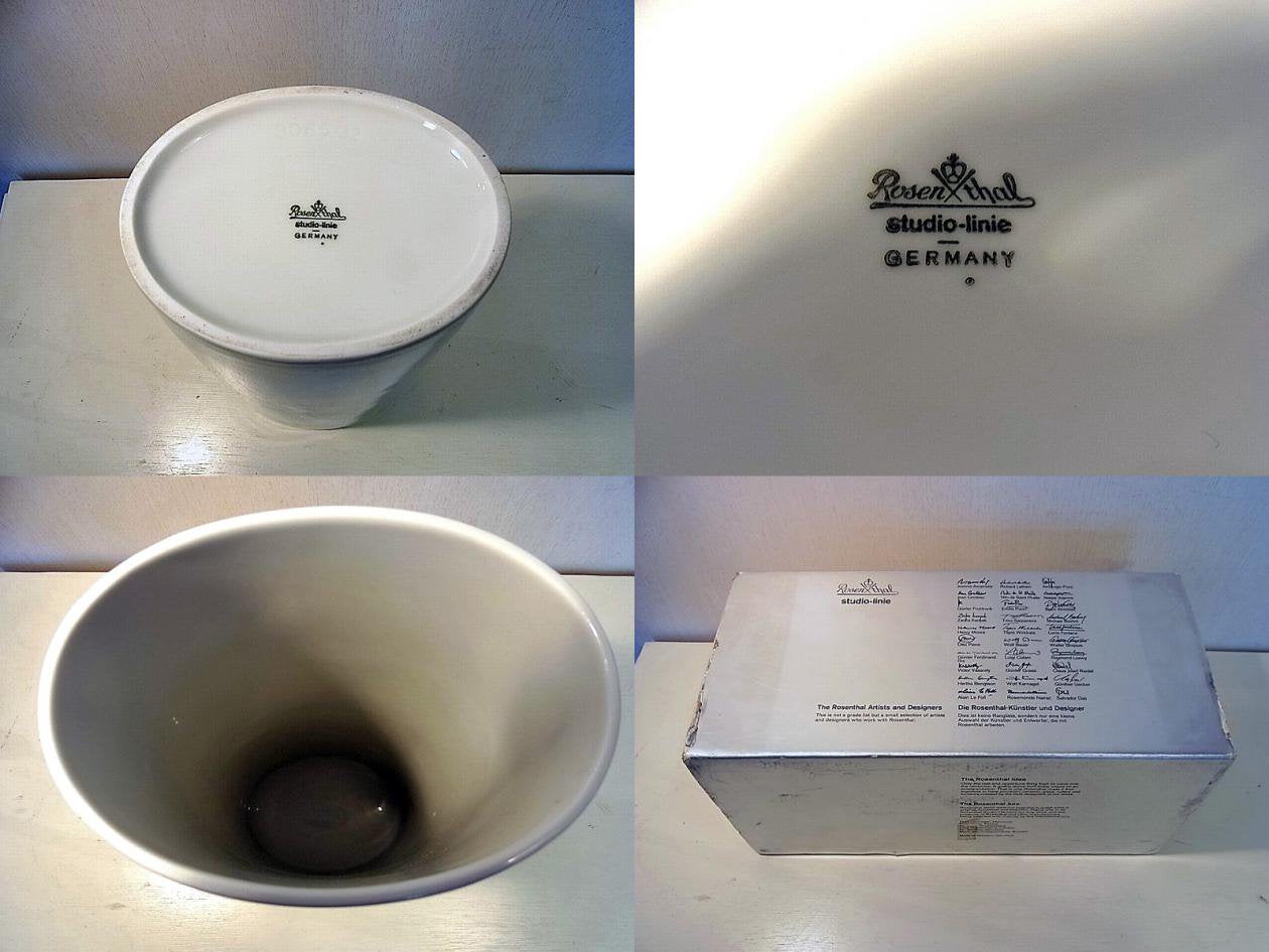 ◇ ROSENTHAL/ローゼンタール STUDIO-LINIE フラワーベース ビョルン・ヴィンブラッド ドイツ 箱付