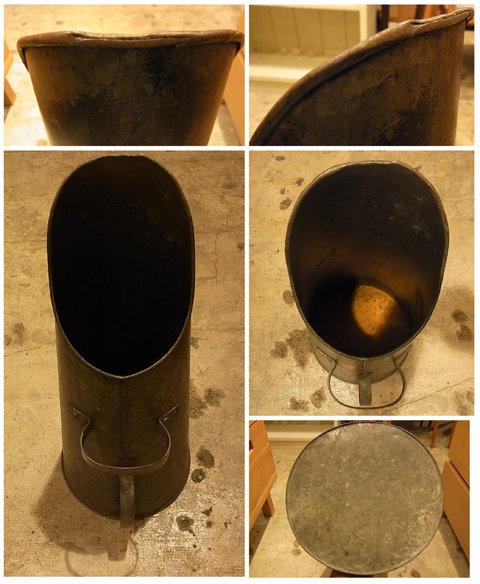 ■Antique:Coal Bucket(コールバケツ):石炭バケツ