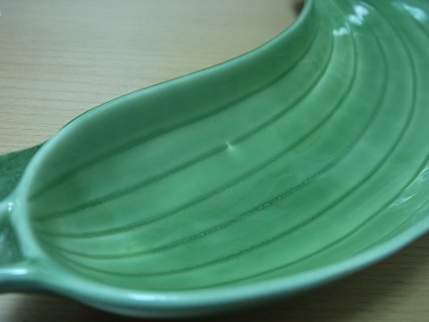 ■Gustavsberg(グスタフスベリ社)/"Gurkfat plate"(きゅうりプレート)