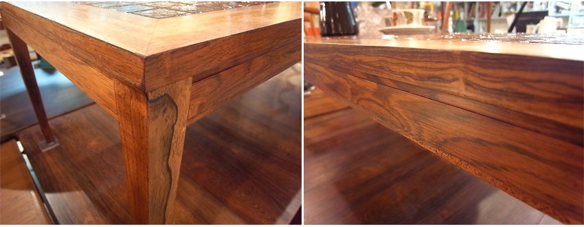 ● DANISH VINTAGE FURNITURE デンマーク ヴィンテージ ローズウッド×タイルトップ テーブル