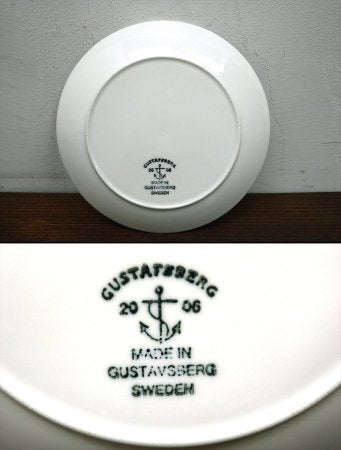 ● Gustavsberg グスタフスベリ ”ADAM” ティーC&S+18cmプレート トリオセット 復刻版