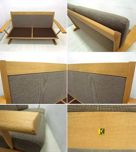 飛騨産業 HIDA キツツキ 円空 2P ソファ