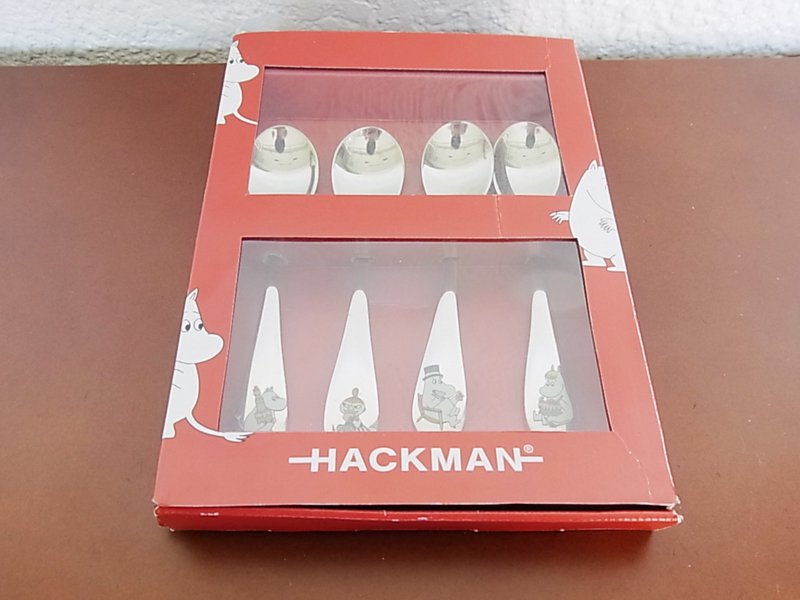 ◇ HACKMAN/ハックマン ムーミン カトラリー スプーンセット 箱付 未使用