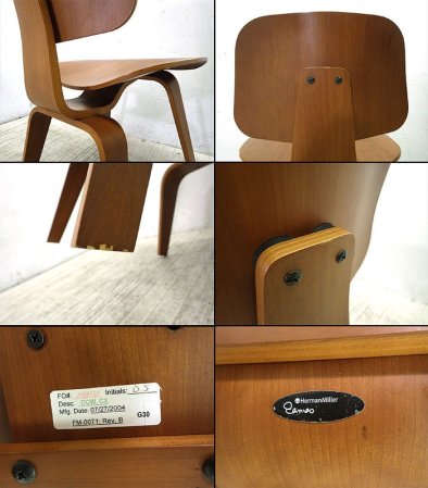 U.S.A HermanMiller / ハーマンミラー ★ 『 イームズプライウッドチェア / DCW ( チェリー ) 』 ★ 2004.Ver