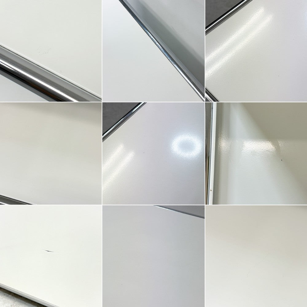 ユーエスエムハラー USMハラー USM Haller キャビネット シェルフ 1列2段 オープン H104cm ピュアホワイト モダンデザイン スイス ●