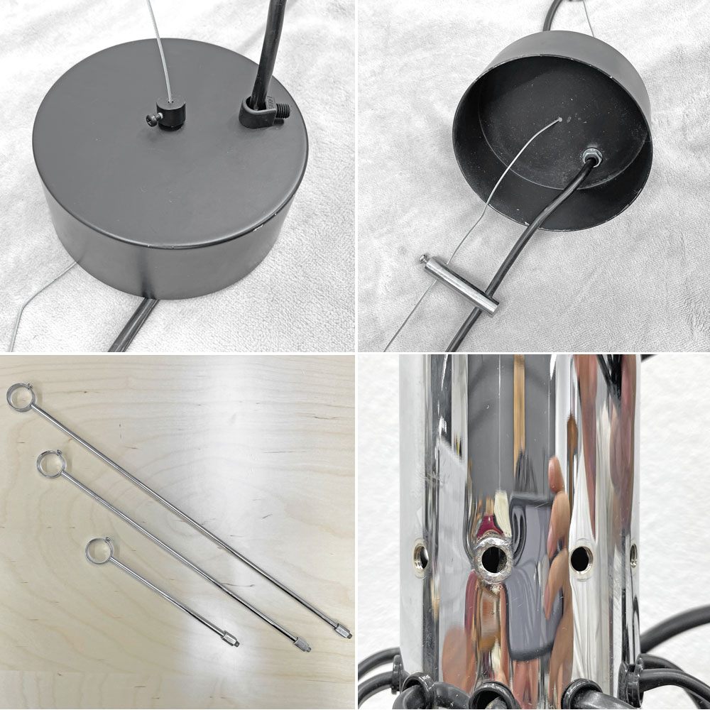 フロス FLOS ペンダントライト MOD. 2097/50 クローム Φ1000mm イタリアモダンデザイン LED ジノサルファッティ Gino Sarfatti 〓