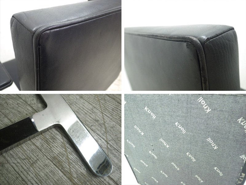 U.S.A Knoll / ノール社 ★ ミース・ファン・デル・ローエ デザイン ★ 『 Brno Flat Bar Arm Chair / ブルーノチェア 』 ブラック