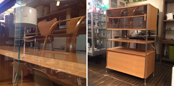 ◎経堂店 MUJI 無印良品 ステンレスベース タモ材 ユニットシェルフ