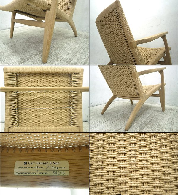 ●Carl Hansen & Son カールハンセン&サン Hans Wegner ハンス・J・ウェグナー デザイン CH25 イージーチェア