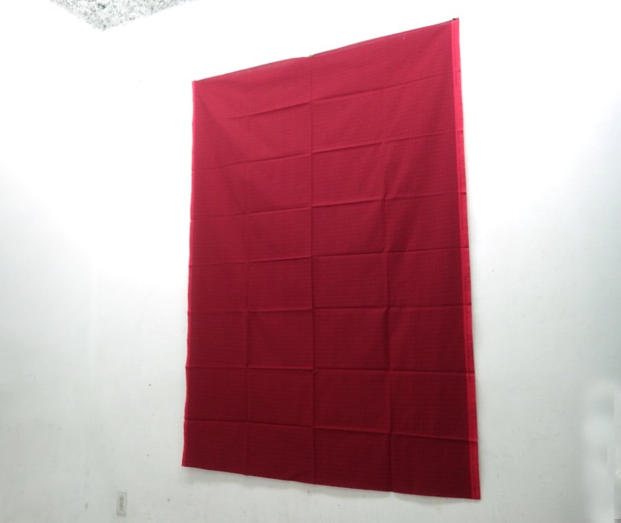 ●マリメッコ/marimekko ファブリック ”MUIJA” 142×202cm レッド
