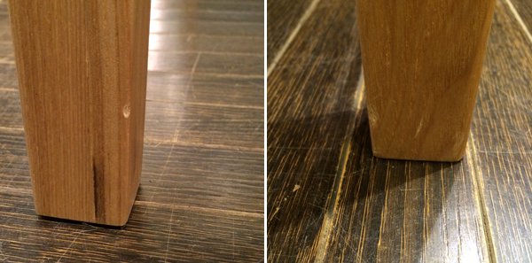 無印良品 MUJI タモ材 無垢材天板 ダイニングテーブル 幅85cm ◎