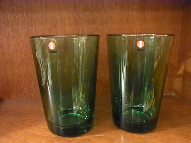 iittala イッタラ カルティオ ハイボール グリーン 廃盤 2個セット ■