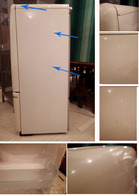 ノスタルジックデザイン Will FRIDGE 260ℓサイズ 冷蔵庫 NR-B26B1 2002年製●