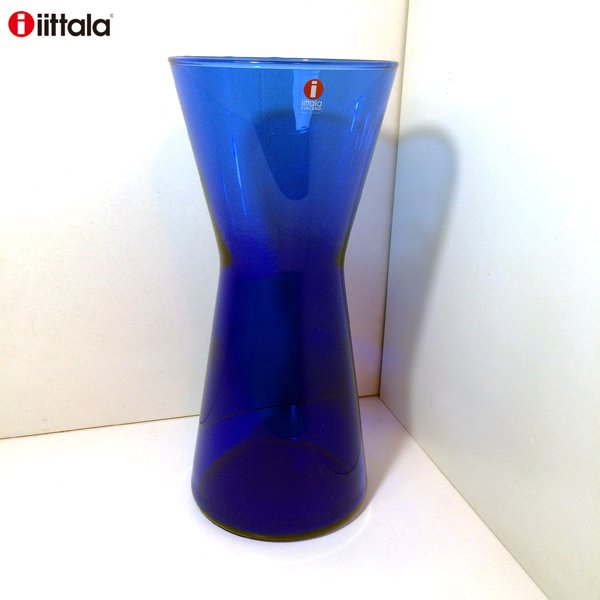 イッタラ iittala カルティオ KARTIO フラワーベース カイ・フランク デザイン コバルトブルー 廃盤 ◎