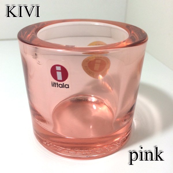 イッタラ x マリメッコ キビ iittala x marimekko Kivi キャンドルホルダー ピンク 激レア ◎