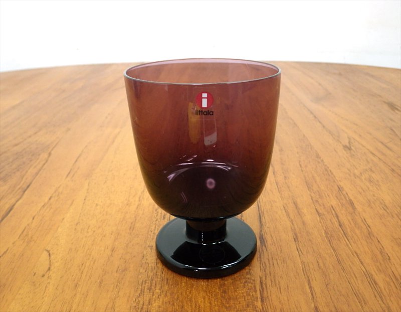 イッタラ / iittala " Lempi / レンピ " 340ml グラス ダークライラック 未使用品 ●