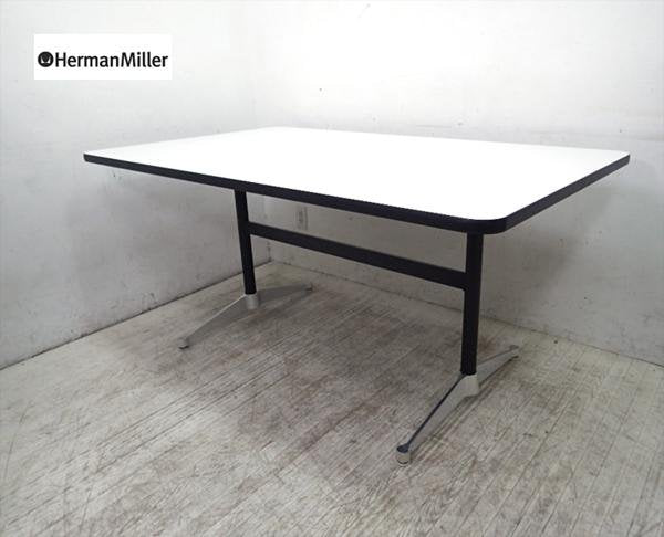 Herman Miller ハーマンミラー コントラクト ベース スクエア テーブル イームズ●