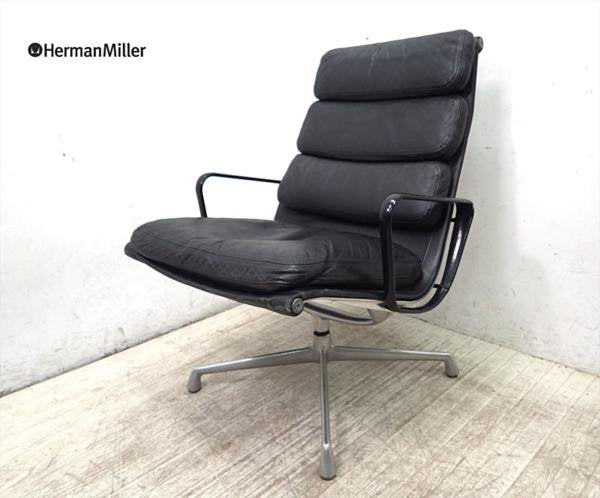 ハーマンミラー / Hermanmiller イームズ ソフトパッドグループ ラウンジチェア U.S.A ●