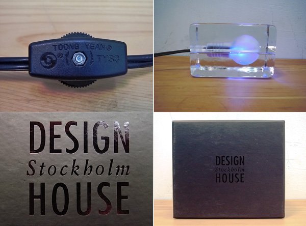 DESIGN HOUSE STOCKHOLM/デザインハウス ストックホルム BLOCK LAMP ブロックランプ ●