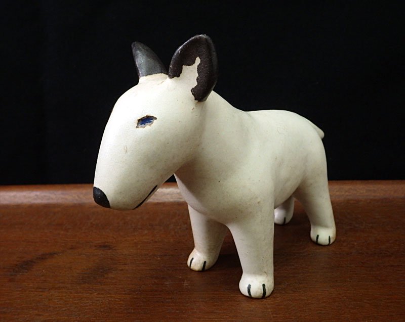 グスタフスベリ Lisa Larson / リサラーソン ”ブルテリア” 復刻品 ●