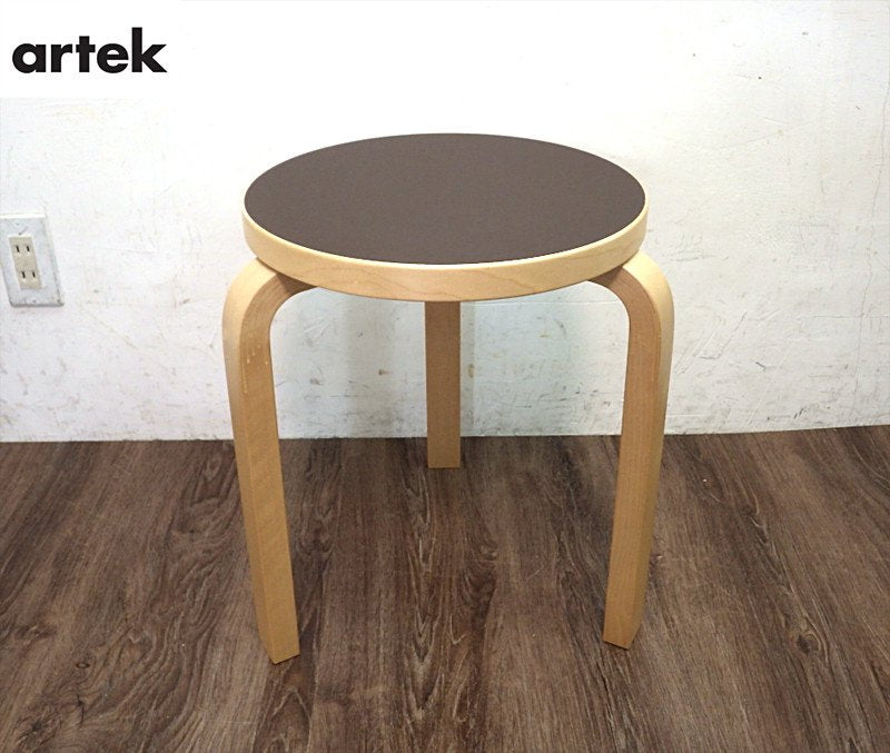 アルテック Artek Scope別注 Stool 60 80周年記念 コーヒー ●