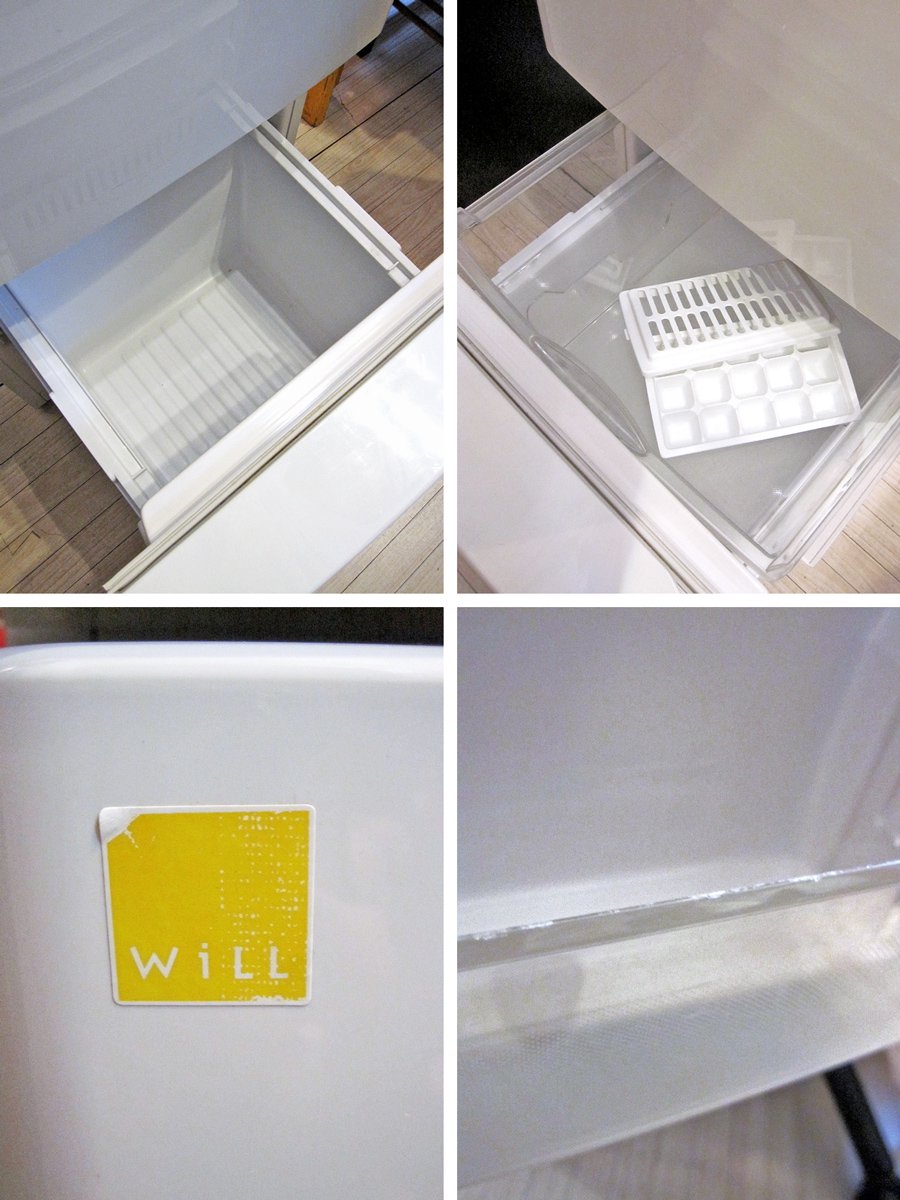 National / ナショナル ★ 『 WiLL FRIDGE mini ( ウィル フリッジ ・ミニ ) 162L 』 ★ 希少 完動品 ホワイト 2003年モデル