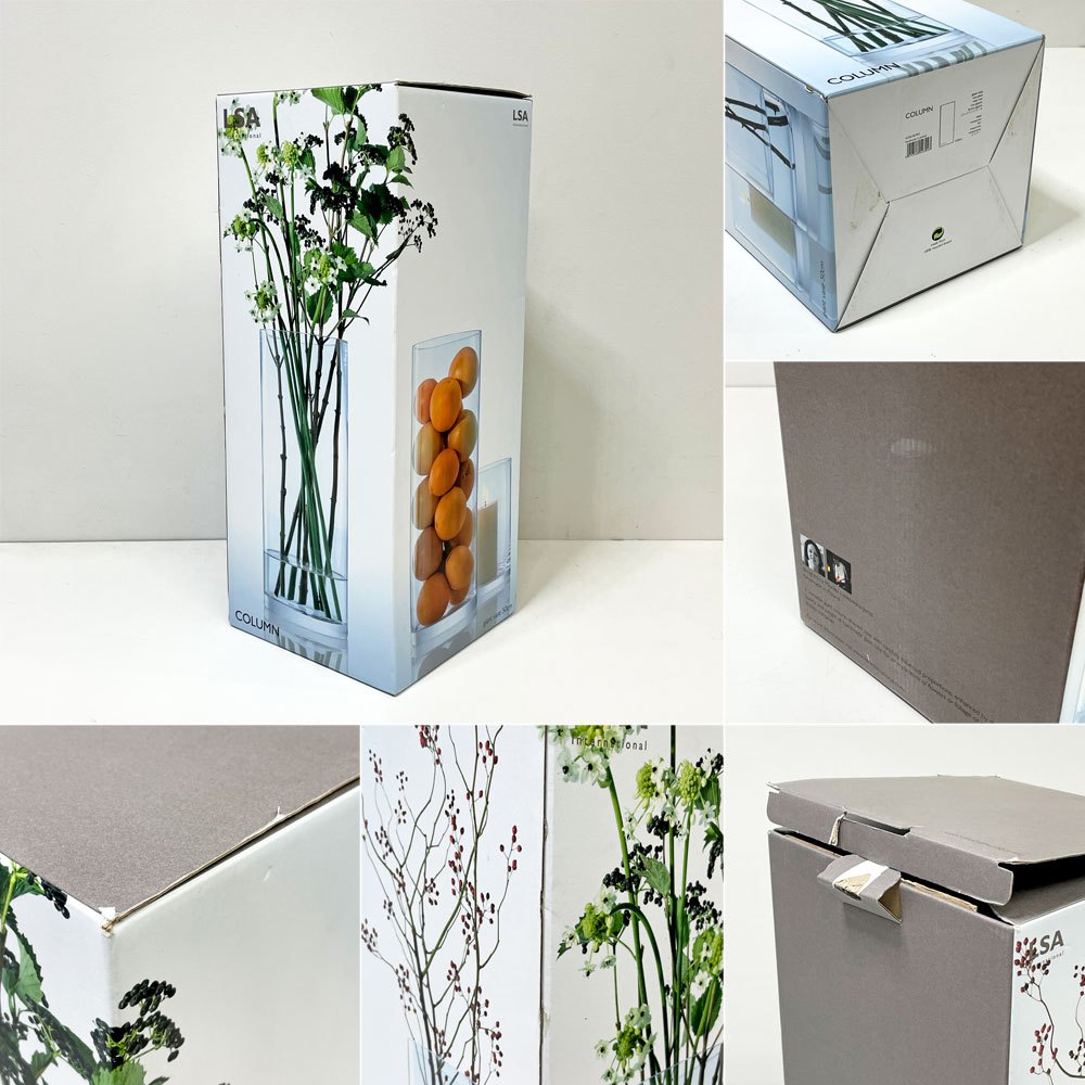 エルエスエー インターナショナル LSA international コラム COLUMN H50cm フラワーベースフラワーベース ガラス 花瓶 ●