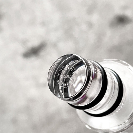 サンルイ SAINT-LOUIS ボトルキャップ ワインストッパー クリスタルガラス 箱付き 未使用品 フランス ■