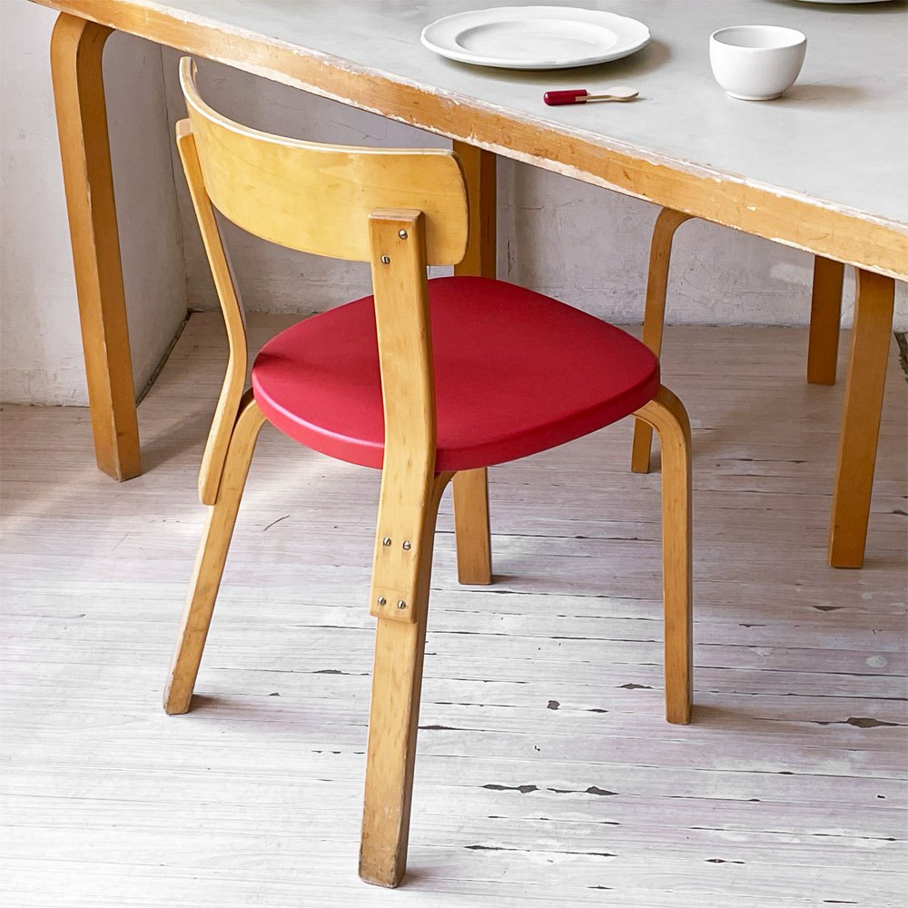 アルテック artek チェア 69 Chair 69 ダイニングチェア PVCレザー ビンテージ アルヴァ・アアルト 北欧家具 フィンランド ★