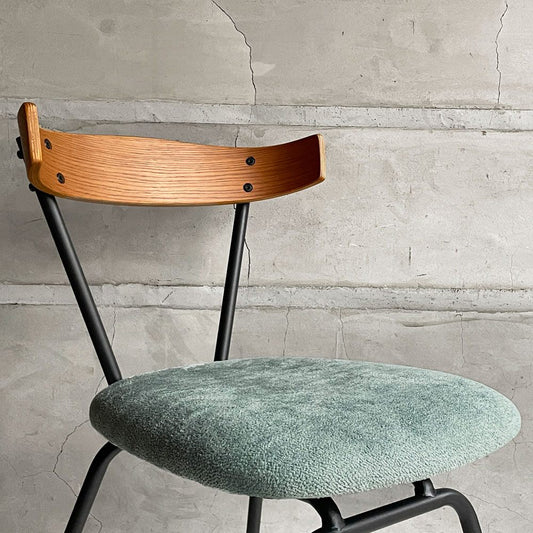 アクメファニチャー ACME Furniture グランビューチェア サード GRANDVIEW 3rd ダイニングチェア オーク材 ファブリック ライトブルー 美品 ♪