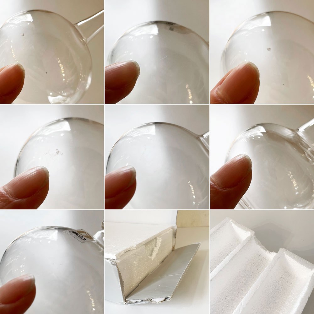 イッタラ iittala アテネの朝 Ateenan Aamu 3本セット ガラスオブジェ 箱付 カイ・フランク フィンランド 北欧雑貨 廃番 ◎