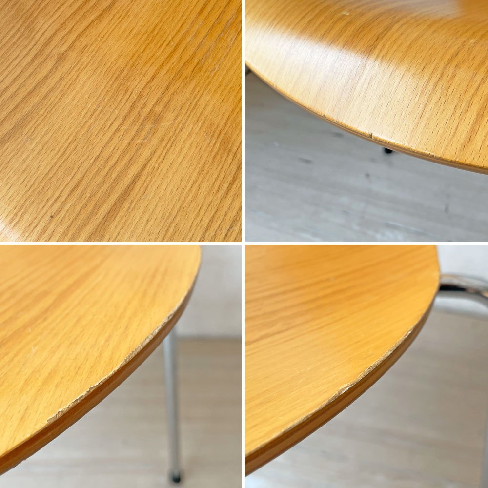 フリッツハンセン Fritz Hansen セブンチェア ビーチ材 ナチュラル アルネ・ヤコブセン B 定価88,880円 ★