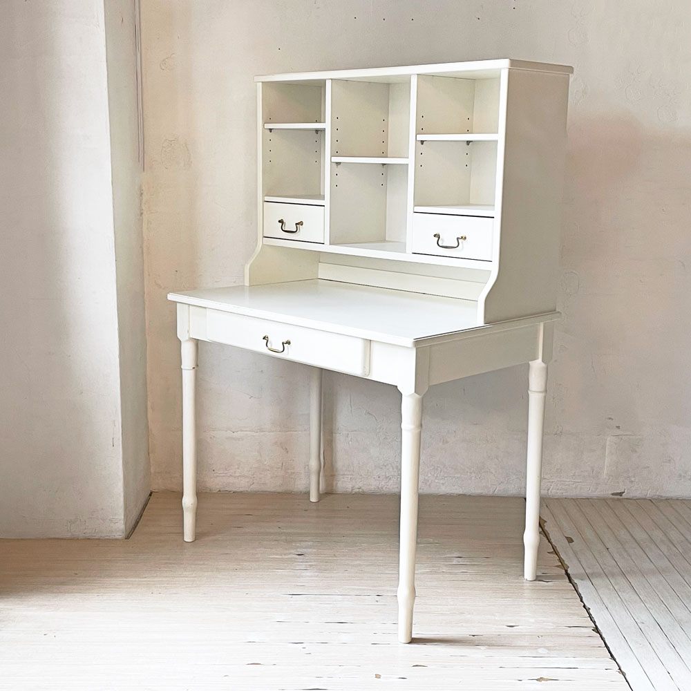 モモナチュラル デスク 机 コンテナ EMMA