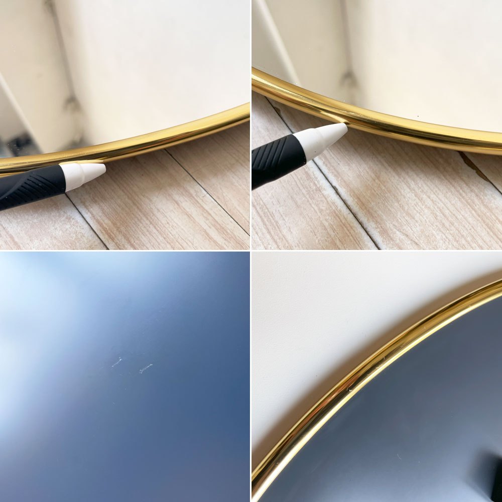 アンブラ Umbra フーバ ぺブル ミラー Hubba Pebble Mirror ウォールミラー 鏡 壁掛け 店舗什器 箱付き 美品 ★