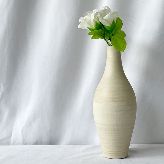 サードセラミックス 3RD CERAMICS フラワーベース 花瓶 M H26cm 多治見 轆轤 和モダン ナチュラル 参考定価14,300円 ◇