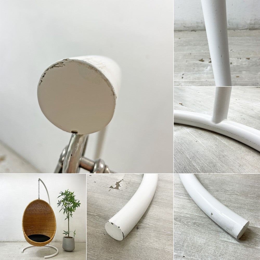 ヤマカワラタン 山川ラタン ハンギングエッグチェア HANGING EGG CHAIR C-326(NA) SHC-326 スチールスタンドセット ナナ・ディッツェル 定価約¥407,000- ●