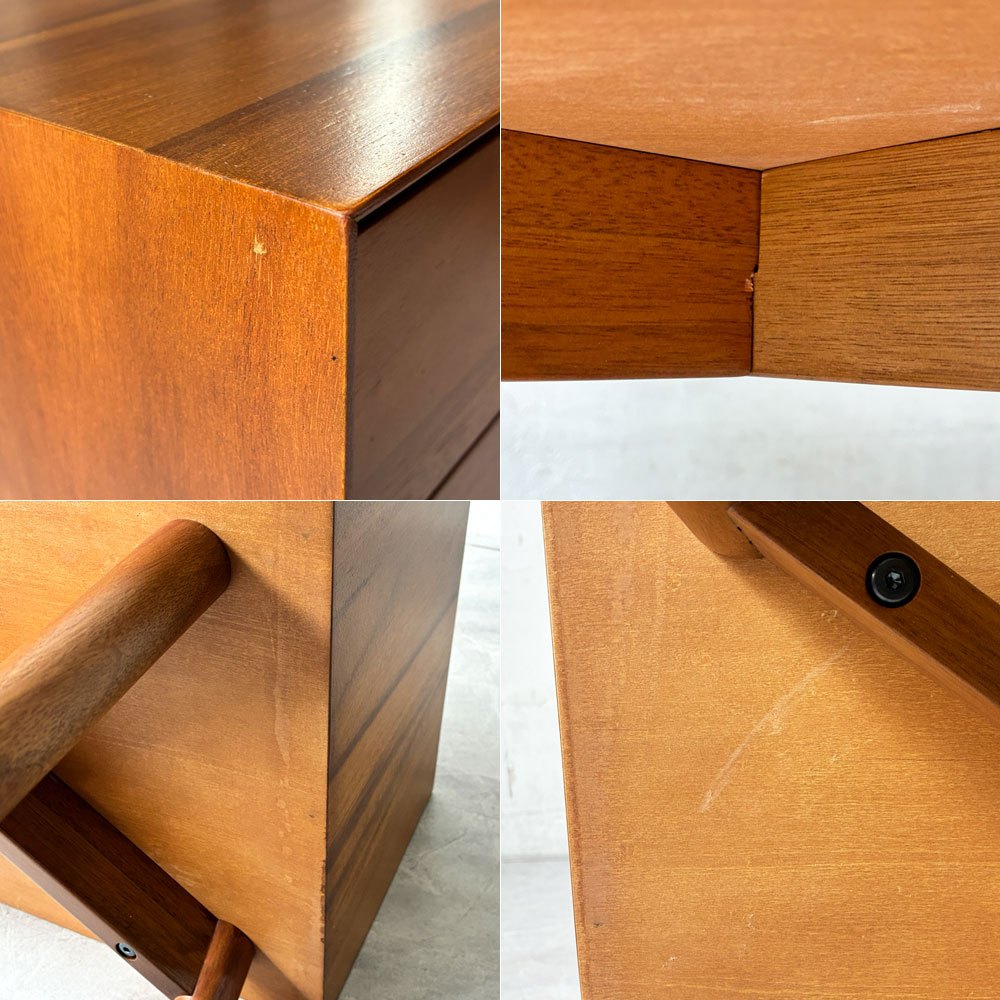 ウエストエルム West Elm ミッドセンチュリー ナイトスタンド Mid-Century Nightstand ナイトテーブル H62cm 美品 ★